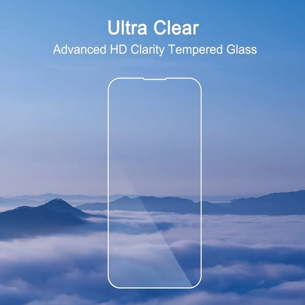 Ailun Clear Glass Screen Protector - Protector for iPhone 14 Plus/iPhone 14 Pro